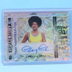 CHEVY CHASE 2024 Leaf Pop Century #10/20 Autograph NOW SHOWING "FLTCH" 1985 - Picture 1 of 2