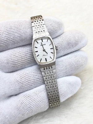 Reloj de Lujo para Damas RADO FLORE Años 60 Cuerdo a Mano Original Pulsera SS De Colección Foto 1 de 4