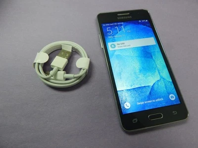 SAMSUNG GALAXY GRAND PRIME - 8GB GRAY (TRACFONE) FREE BUNDLE & SHIPPING - Image 1 of 2