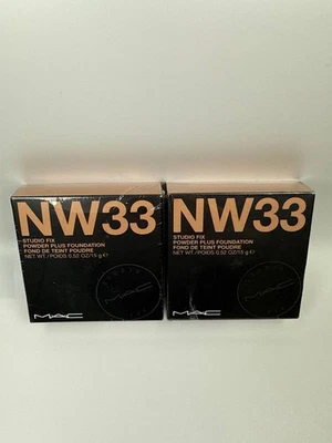 [2 pack]  Mac Studio Fix Powder Plus Foundation NW33 Neutral Warm 15 g / 0.52 oz - Image 1 of 4