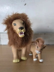 Rare Disney’s Simba and Nala 1993 TN’T Rubber Figures Toys Vintage The Lion King - Picture 1 of 6