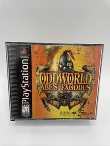 Oddworld: Abe's Exoddus (Sony PlayStation 1, 1999) dischi PS1 + custodia testata - Foto 1 di 6