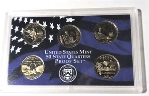 2003 50 States Quarters Proof Set In Box Coin Collectible Frosty Beauties - Picture 1 of 11