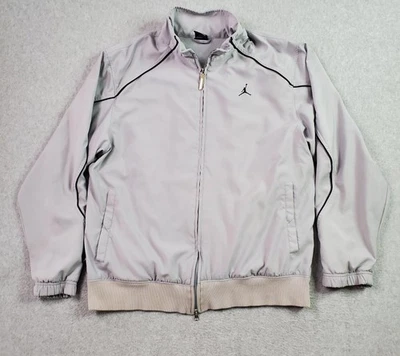 Chaqueta Jordan Para Hombre Grande Gris Cremallera Completa Bombardero Cortavientos Jumpman 332721-071 Foto 1 de 4