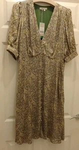 Boden Satin Tea Dress UK 18L New - Picture 1 of 13
