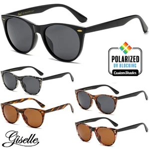 Polarised Sunglasses - Men's / Women's Round Retro Frame - Polarized Lens UV 400 - Imagen 1 de 6