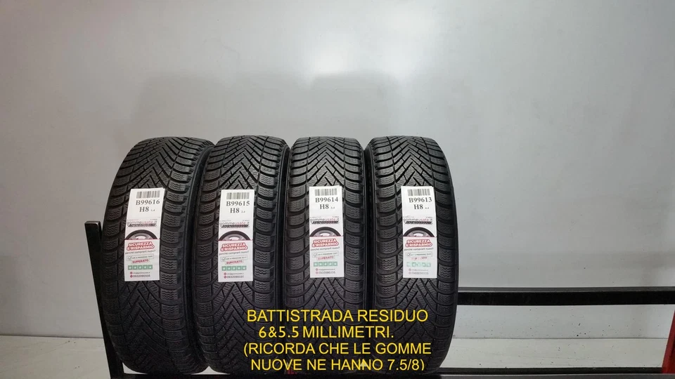 GOMME USATE  TERMICHE 185/55R16 87T PIRELLI CINTURATO WINTER PNEUMATICI B99616 - Bild 1 von 1