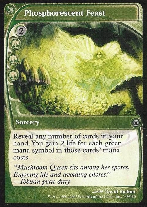 Phosphorescent Feast - Medium Play MTG Futuresight - Image 1 of 1
