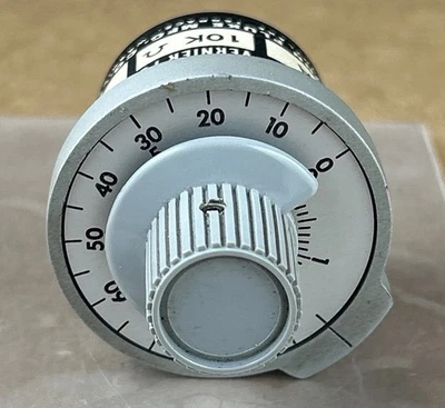 Fluke Vernier Potentiometer, 10k OHM,  20A, 20 position + variable dial, w/Knob - Image 1 of 4