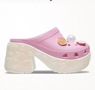 CROCS Wicked Glinda Siren Clog Clog with Jibbitz Size Women’s Size 8 NEW - Image 1 of 4