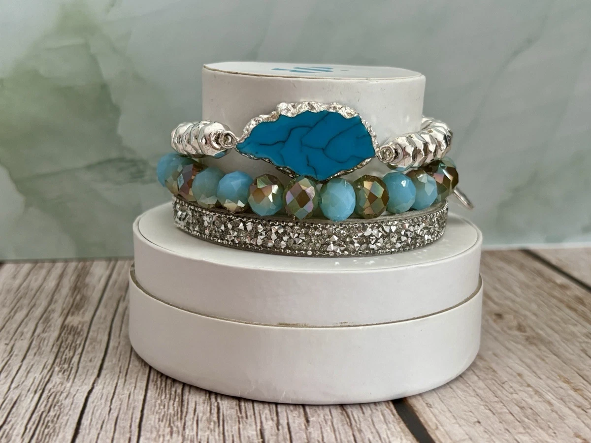 Elegant Craftsanship In 14 Sterling Silver Bead Bracelet For - Foto 11