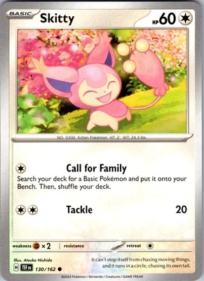 Skitty Common Regular SV05: Temporal Forces 130/162 NM - Image 1 of 2