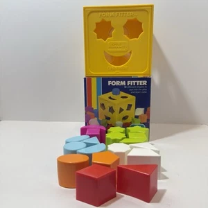Child Guidance Form Fitter Vintage Shape Sorter Cube Toddler Preschool Learning - Picture 1 of 20
