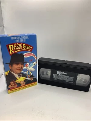 Who Framed Roger Rabbit? VHS 1988 Bob Hoskins Excellent Condition See Pics - Image 1 of 4