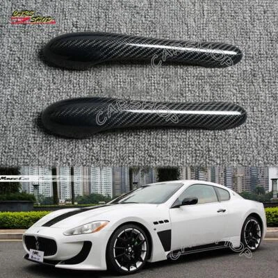 Door Handle Cover Trim For Maserati GranTurismo GT GTS MC 08-21 Carbon Fiber - Image 1 of 4