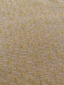 3.75 Yards 58” Vintage Fabric Yellow Animal Print Polyester Cotton Floral - Picture 1 of 6