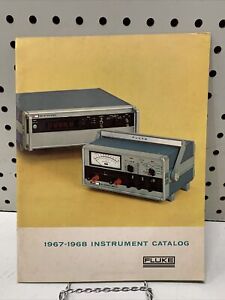Vintage 1967-1968 FLUKE Instrument Catalog TEST EQUIPMENT RARE OLD INFO GUIDE