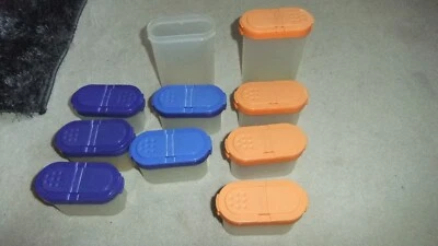 9xTUPPERWARE"EIDGENOSSEN" Gewürzbehälter,8xGewürzzwerge120ml,1x Gewürzriese270ml - Bild 1 von 4
