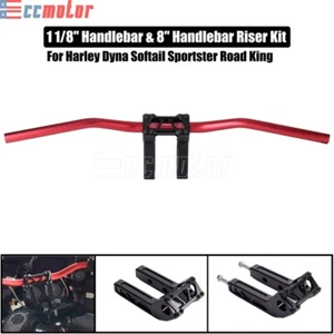 Kit elevador y manillar retroceso Club Style 1-1/8"" para Harley Softail Dyna personalizado - Imagen 1 de 12