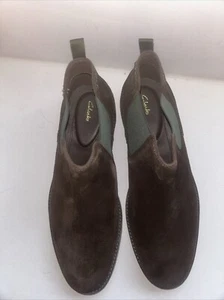 Clarks Collection Men's Brown ATTICUS LT TOP dark Brown Boots Shoes Size 11.5 M - Picture 1 of 5