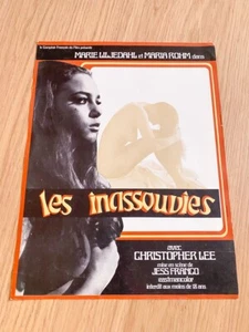 LES INASSOUVIES Synopsis JESS FRANCO, MARIA ROHM, CHRISTOPHER LEE - 1969 - Photo 1/2