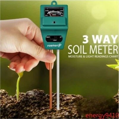 3-in-1 Soil PH and Moisture Light Intensity Meter Plant Tester for Plants Growth - Image 1 of 4