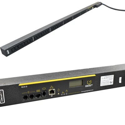 Geist RCX-D MU3302Q URCXW423-103C13PS56-D 42xC13 Metered PDU 3-Phasen - Bild 1 von 4