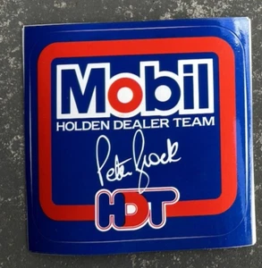 PETER BROCK vintage stickers HDT MOBIL STICKER UNPEELED excellent condition 10cm - Picture 1 of 3
