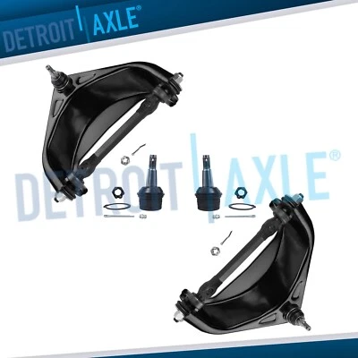 Brazos de control superiores delanteros 4 piezas tracción trasera + rótula para Dodge Ram 1500 1997 1998 1999 Foto 1 de 4