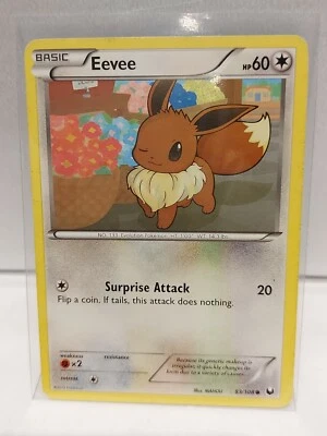 Pokemon Eevee 83/108 Common Card - Image 1 of 2