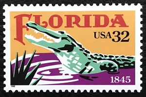 1995 Scott #2950 - 32¢ - FLORIDA STATEHOOD - Single Mint NH - Picture 1 of 1
