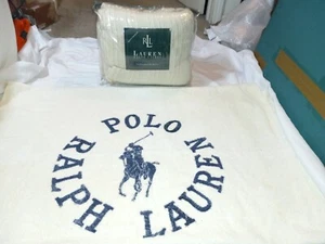 Ralph Lauren Full/Queen Bed Blanket; 90 x 90: Large Beach Towel, Ralph Laruen. - Picture 1 of 11