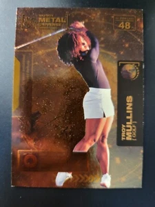 2021 Skybox Metal Universe Troy Mullins RC COPPER LPGA card #48 - Picture 1 of 2