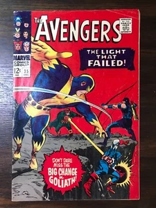 THE AVENGERS #35 F- MARVEL COMICS EDAD DE PLATA 1965 - Imagen 1 de 2