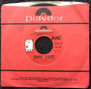 Johnny Rivers - Swayin' To The Music (Slow Dancin') 7'' CANADA TESTED EX VIDEO - Picture 1 of 6