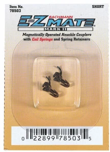 Bachmann N E-Z Mate Mark II Magnetic Knuckle Couplers Short Shank 12 Pairs 78503 - Picture 1 of 1