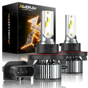 Fit Ford F150 2004-2014 F250 F350 Super Duty 2005-2020 H13 LED Headlight 2 Bulbs - Picture 1 of 12