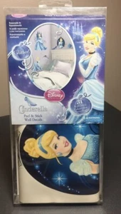 31 X DISNEY'S CINDERELLA PEEL STICK DECALS GIRLS BEDROOM CAVE FLAT SURFACE HOME - Picture 1 of 8