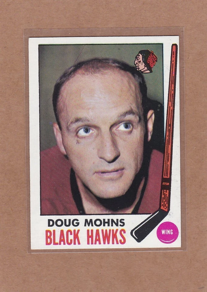 1969-70 TOPPS HOCKEY DOUG MOHNS #72 BLACK HAWKS EX/EXMT *A28253 - Image 1 of 1