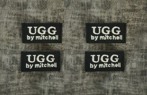 (4-Pack) "Ugg by mitchell" replacement patch embroidered iron on (Birkenstock) - Picture 1 of 5