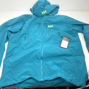 Giacca antivento nuova Helly Hansen Paramount serie Soft Shell verde mirto XL - Foto 1 di 24