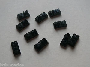 Lego 10 black plates 1 x 2 with clip on top 75101 10242 70738 ref 92280 - Bild 1 von 1