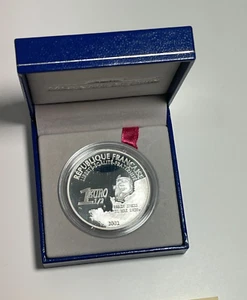 2002 Monnaie De Paris 1 1/2 Euro Silver Proof Coin w/ COA - Picture 1 of 3