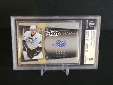 Sidney Crosby Fleer 2006-07 Hot Prospects Hotagraphs #HSC BGS 9/Auto 10 