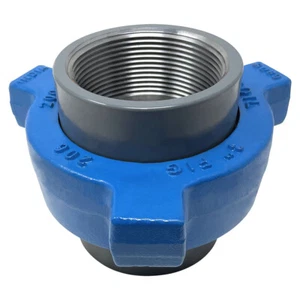 Unión de martillos para campos petrolíferos de acero forjado Gloxco, figura 206, roscas NPT de 3", 2000 psi - Imagen 1 de 1