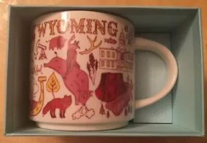 Neu mit Etikett Starbucks Wyoming Tasse "Been There Series" - Bild 1 von 3