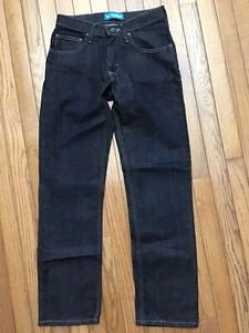 New Lee Straight Fit- Straight Leg Jeans Boys Size 16R dark blue Adjusts (C17-6) - Picture 1 of 10