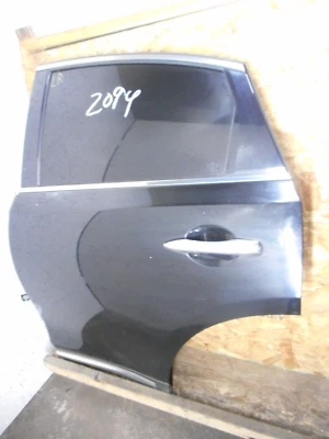 09-13 Infiniti FX Rear Door Assembly Left Driver LH Black KH3 OEM 14-17 QX70 - Image 1 of 4