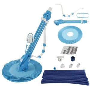 Automatic Inground Above Ground Swimming Pool Cleaner Vacuum with 10 Hose Set - Picture 1 of 6