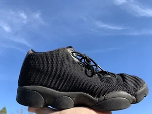 Nike Air Jordan Horizon Low BG Big Kids Youth Shoes All Black 845099 7Y ❤️sj8m4 - Picture 1 of 11